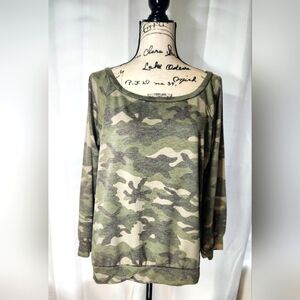 Three Bird Nest Camouflage Sweatshirt